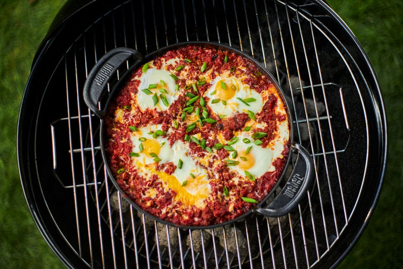 Paistolevy Weber GBS valurautaa