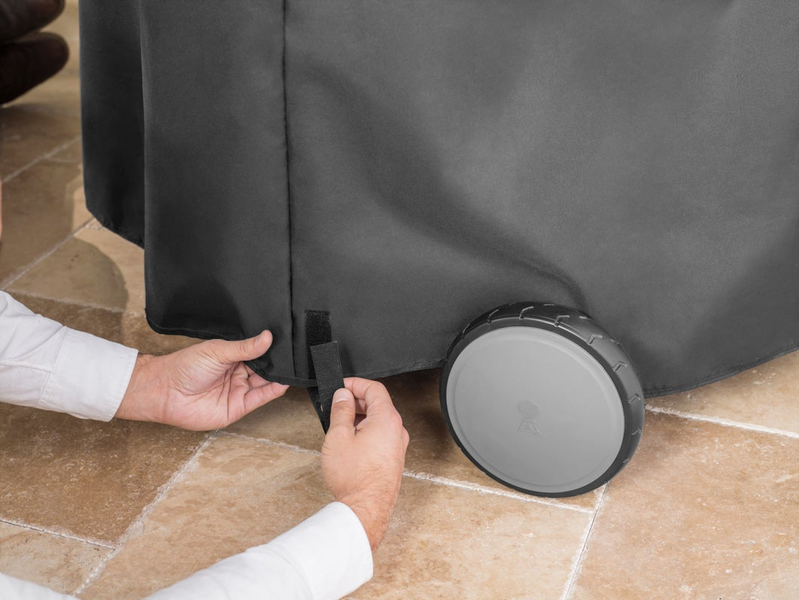 PREMIUMÖVERDRAG WEBER SVART, SUMMIT KAMMADO E6 / CHARCOAL