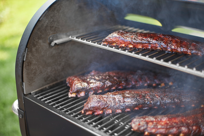 SMOKEFIRE WEBER EX6 GBS SVART, TRÄPELLETSGRILL