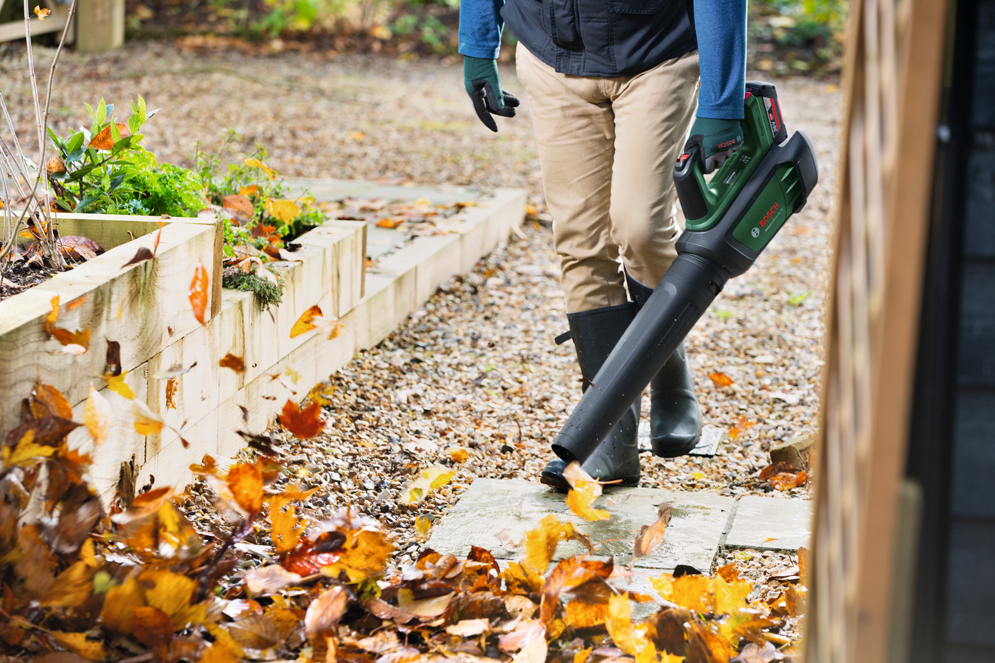 Akkulehtipuhallin Bosch AdvancedLeafBlower 36V-750 1x2,0Ah + laturi