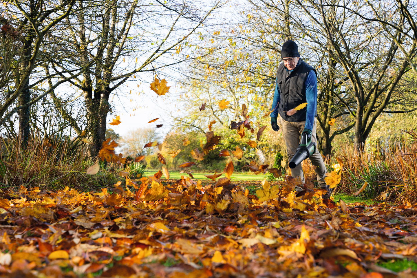 Akkulehtipuhallin Bosch AdvancedLeafBlower 36V-750 1x2,0Ah + laturi