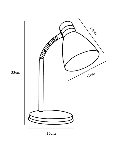 Pöytävalaisin Nordlux Cyclone E14 110mm musta