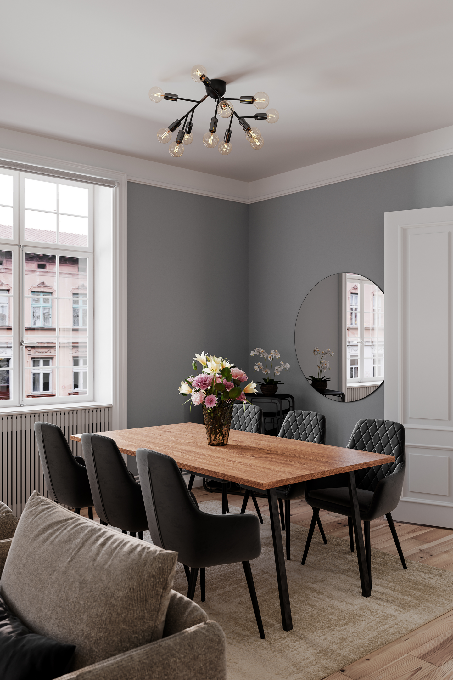 Plafondi By Rydéns Hero 12-osainen musta/kromi