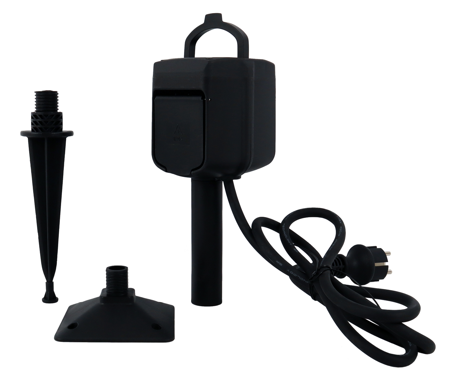 Pistorasia Emax Smart Home 2-osainen Wi-Fi 1,4m h05rr-f3g1.5 maapiikillä IP44