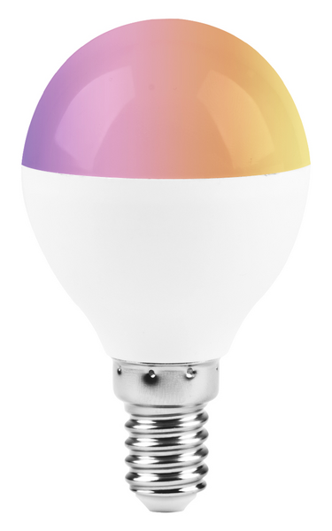 Pienkupulamppu Emax Smart Home G45/E14 400lm 5W RGB+CCT Wi-Fi