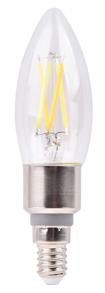 Filamenttilamppu Emax Smart Home C35/E14 5,5W 500lm kynttilä CCT Wi-Fi