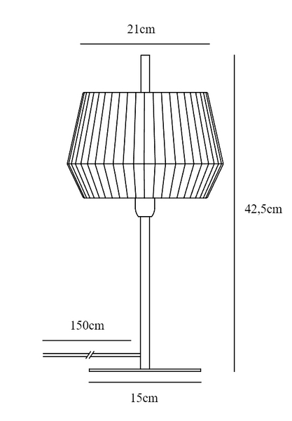 Pöytävalaisin Nordlux Dicte E14 beige