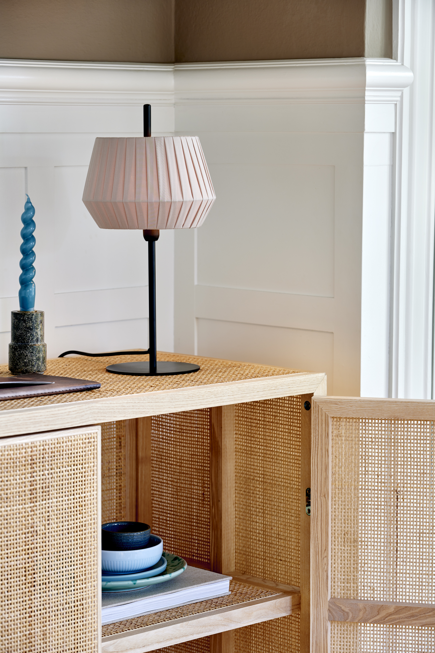 Pöytävalaisin Nordlux Dicte E14 beige