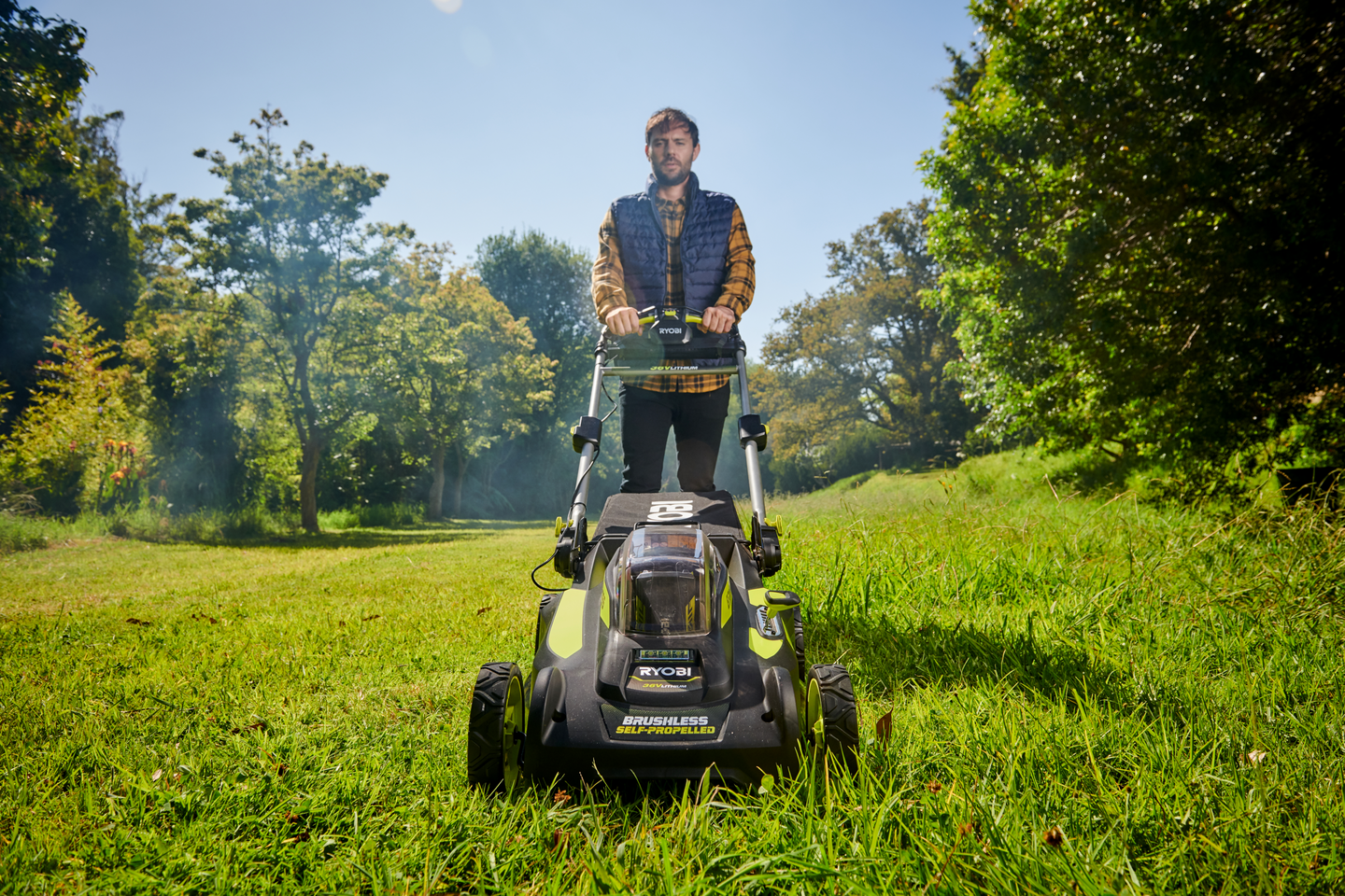 Akkuruohonleikkuri Ryobi RY36LMX51A-160 36V 6,0Ah akku 51cm