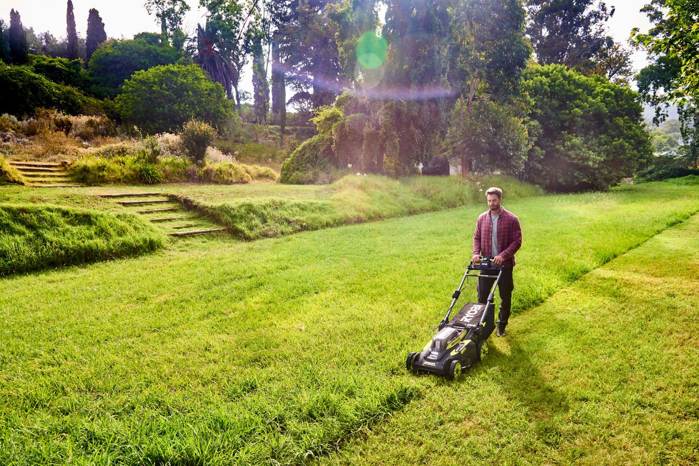 Akkuruohonleikkuri Ryobi RY36LMX51A-160 36V 6,0Ah akku 51cm