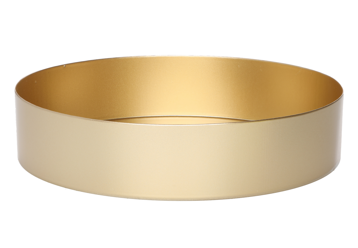 Metallilautanen Verso kulta 23x23x5cm