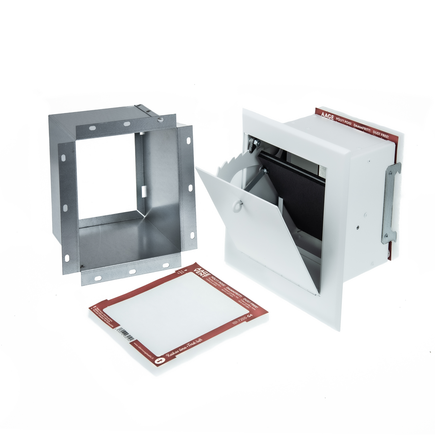 Raitisilmaventtiili AAGE Vent sis. suodattimen