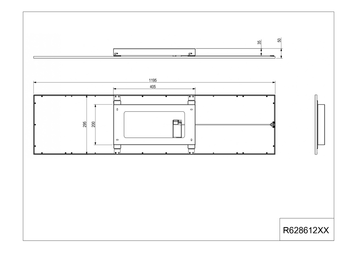 Kattovalaisin TRIO Gamma led 4200lm 120x30cm harmaa