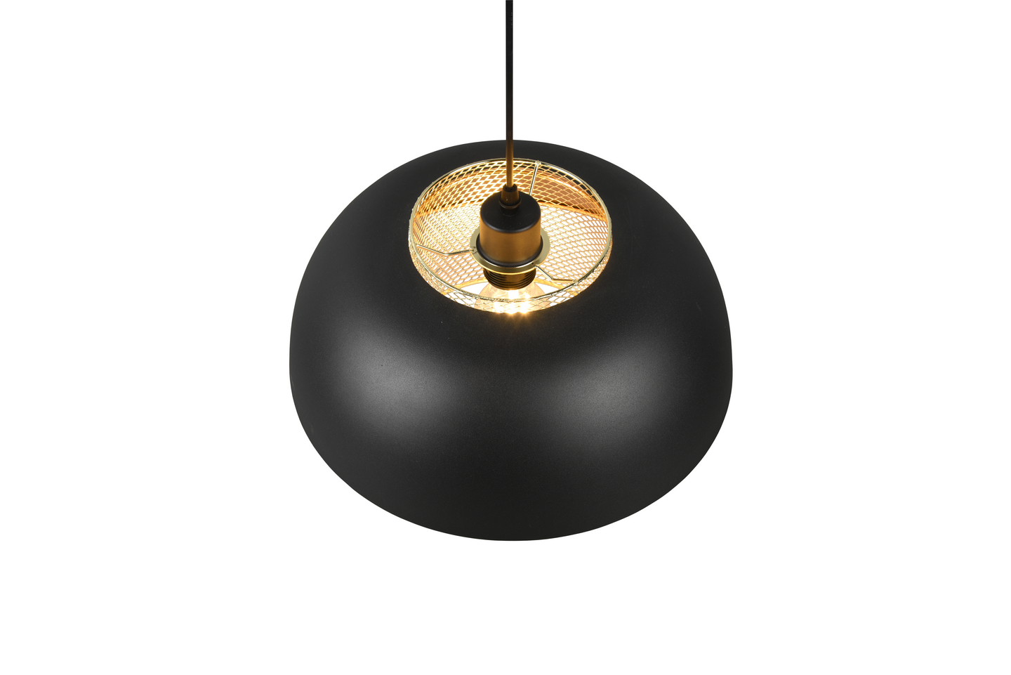 Riippuvalaisin TRIO Punch E27 35cm mattamusta