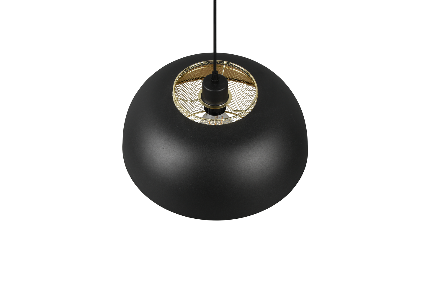 Riippuvalaisin TRIO Punch E27 35cm mattamusta