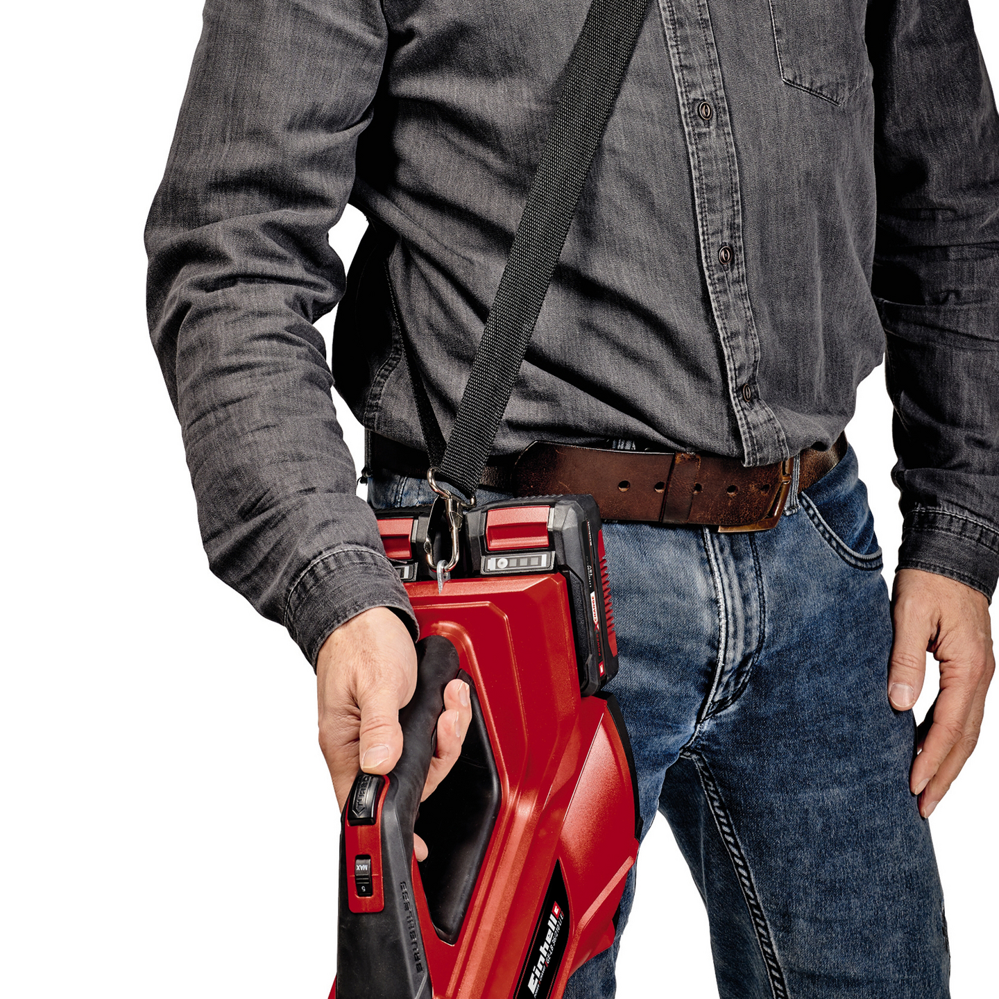 Akkulehtipuhallin Einhell Power X-Change GP-LB 36/210 Li E-Solo