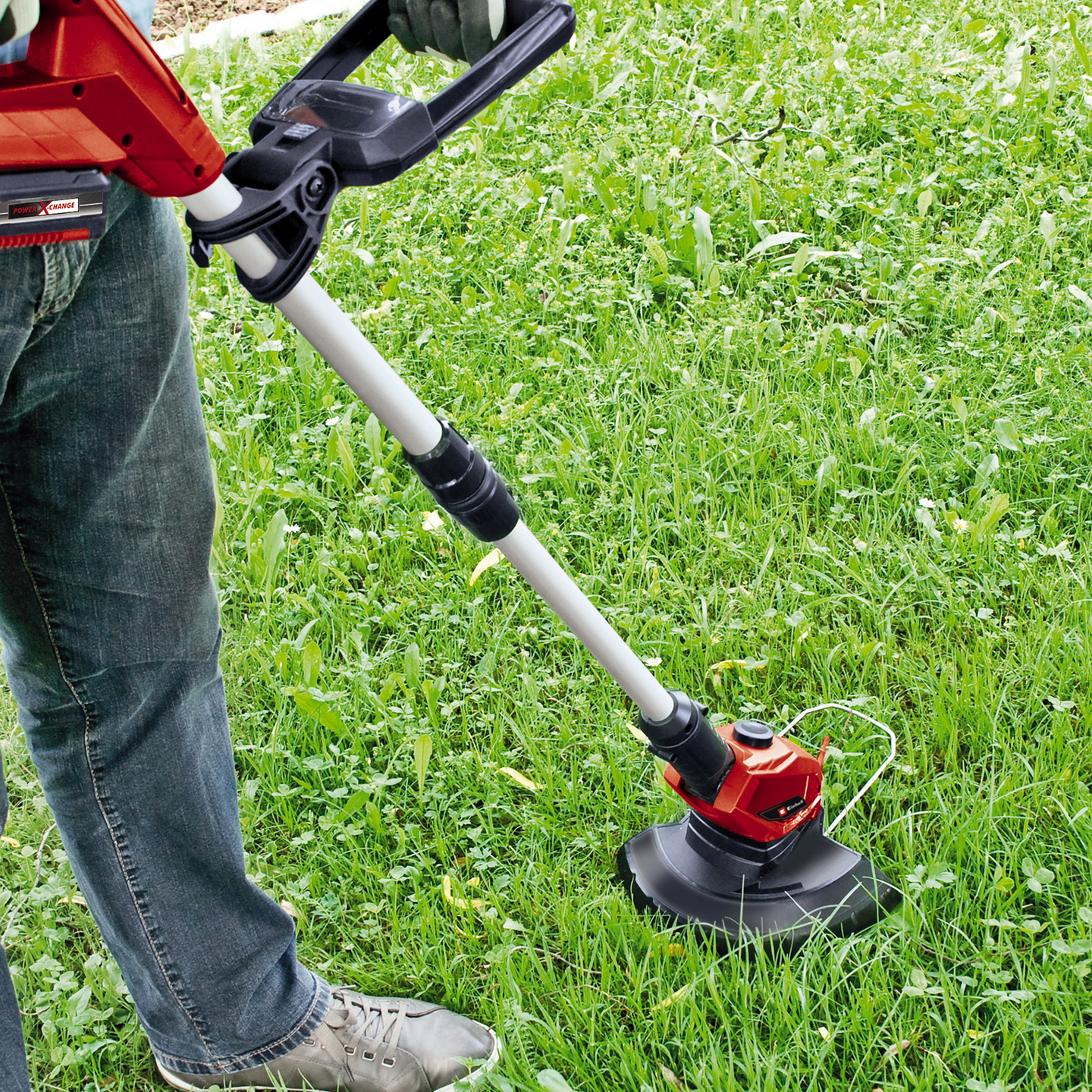 Akkutrimmeri Einhell Power X-Change GE-CT 18 Li Kit 1x2,0 Ah + laturi