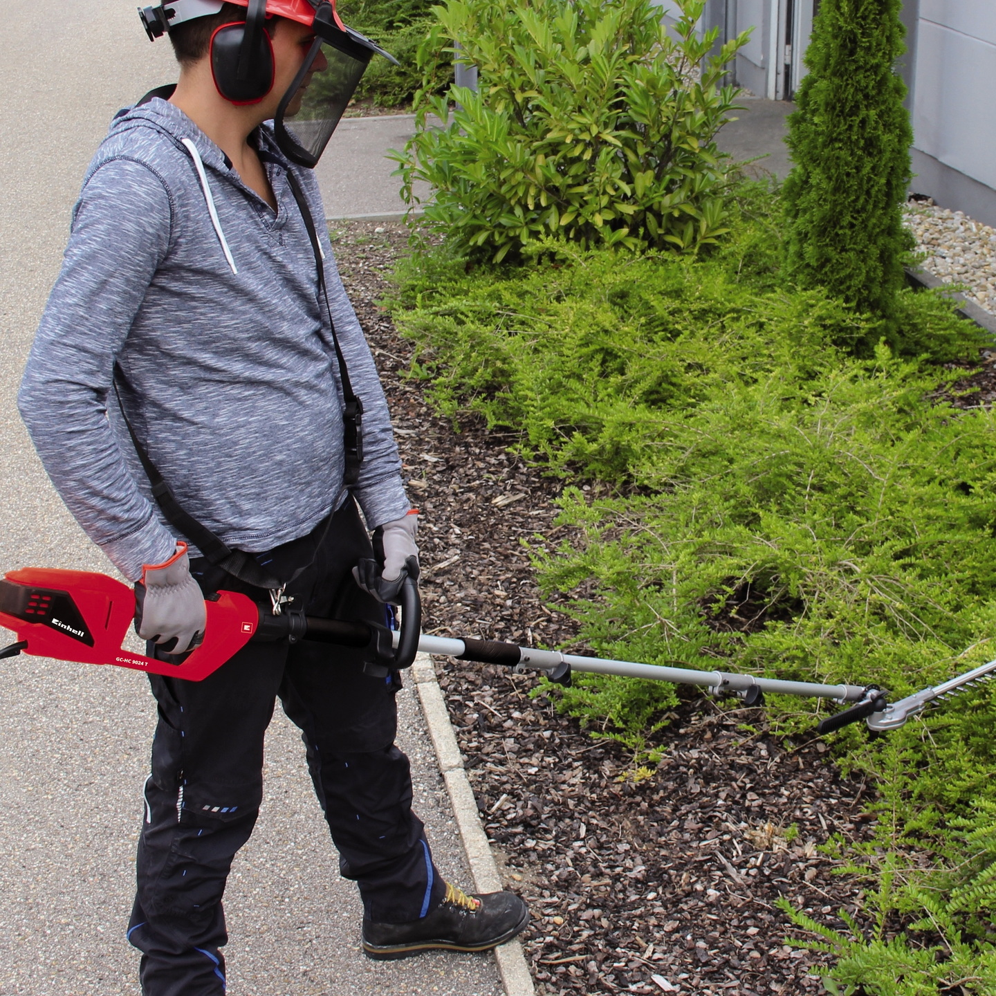 Pensasleikkuri/oksasaha Einhell GC-HC 9024 T