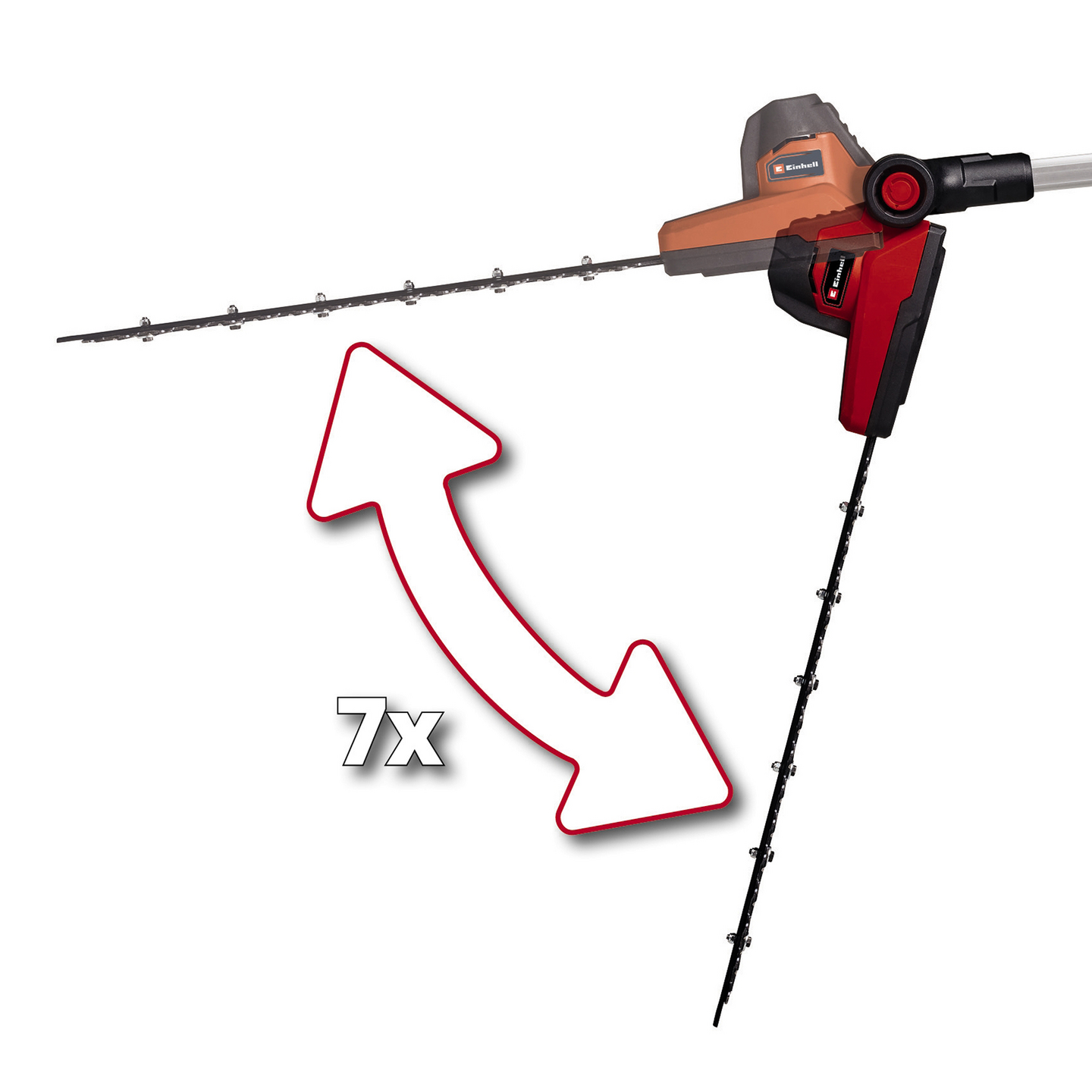 Akkuteleskooppipensasleikkuri Einhell Power X-Change GC-HH 18/45 Li T-Solo