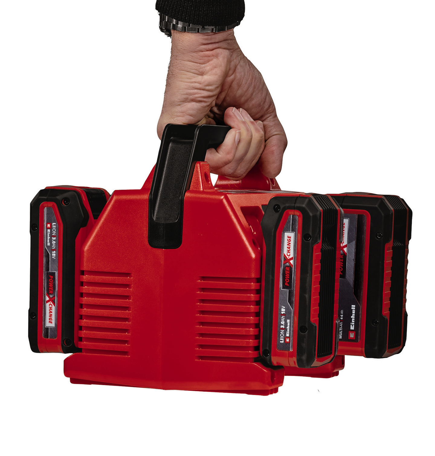 Laturi Einhell Power X-Change 2x2 Power X-Quattro 4A