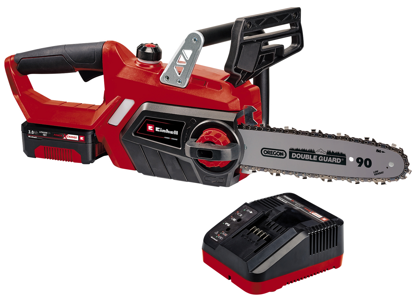 Akkuketjusaha Einhell Power X-Change GE-LC 18/25 Li Kit 1x3,0Ah + laturi