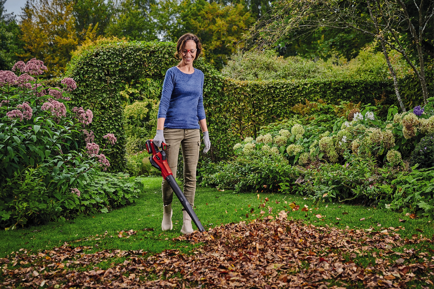 Akkulehtipuhallin Einhell Power X-Change GE-UB 18/250 E-Solo