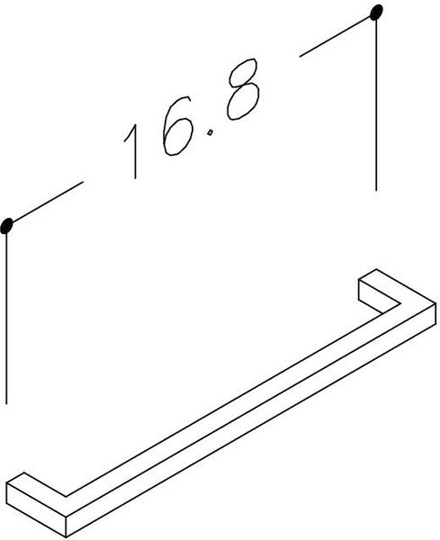 Vedin Cello Wave 16,8cm musta
