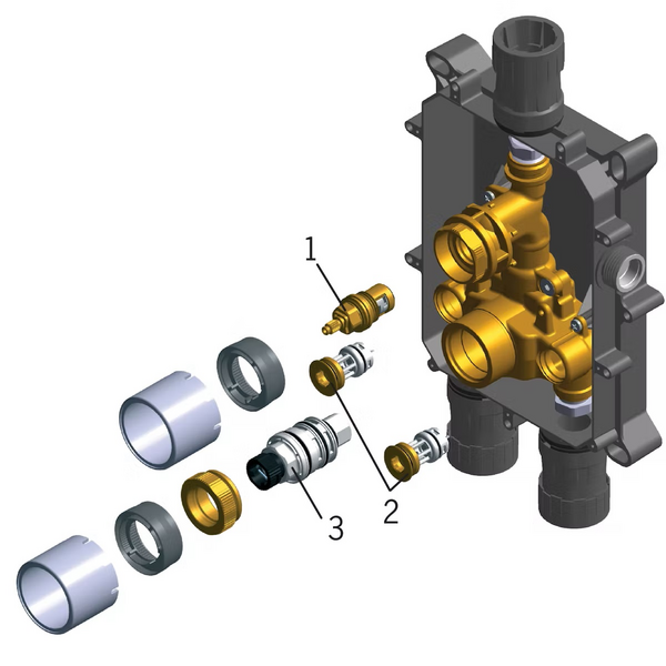 Runko-osa Oras Alessi 7117