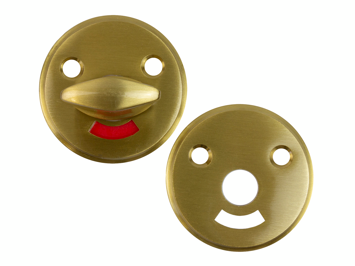 Wc-vääntönuppi Cello 112 messinki harjattu