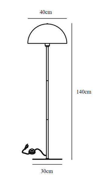 Lattiavalaisin Nordlux Ellen E27 valkoinen
