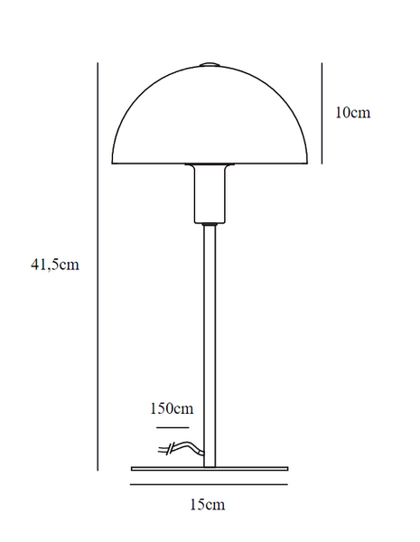 Pöytävalaisin Nordlux Ellen E14 valkoinen