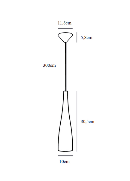 Riippuvalaisin Nordlux Embla E27 valkoinen