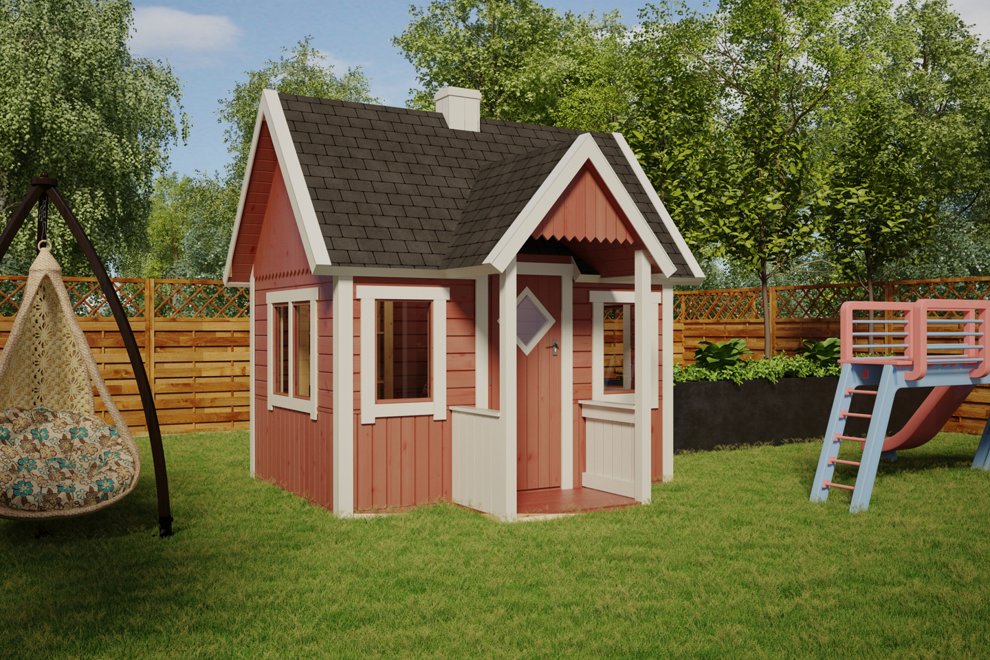 Lasten leikkimökki 4,8m²