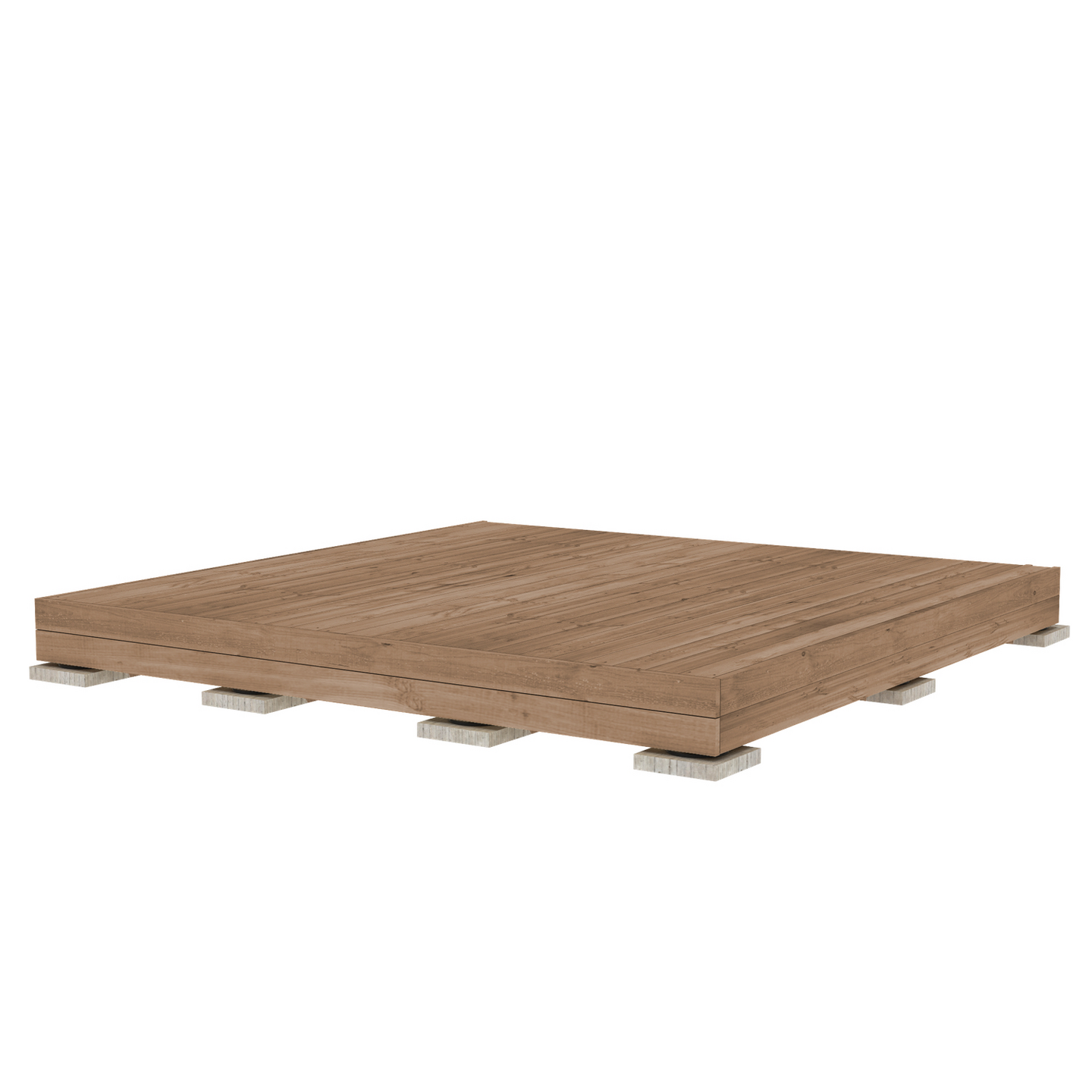 Valmisterassi Patio Diagonal 3x3m kestopuu