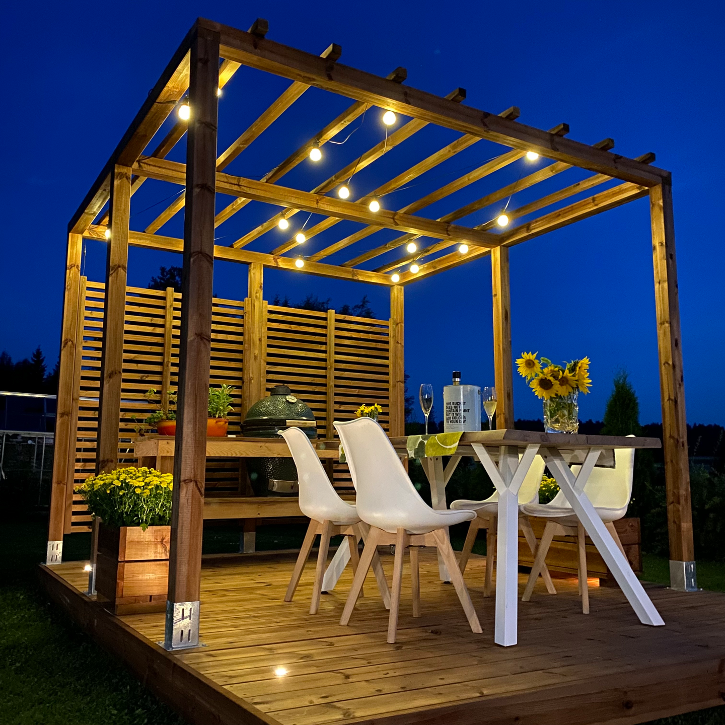 Pergola Patio 3x4m kestopuu