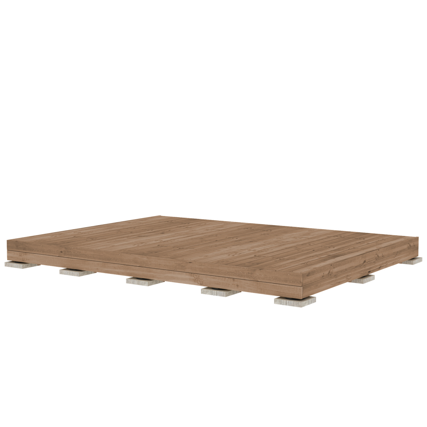 Valmisterassi Patio Diagonal 3x4m kestopuu