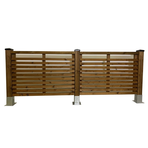 Terassin kaide Patio 6m kestopuu