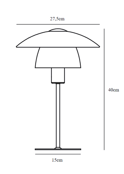 Pöytävalaisin Nordlux Verona E27 musta