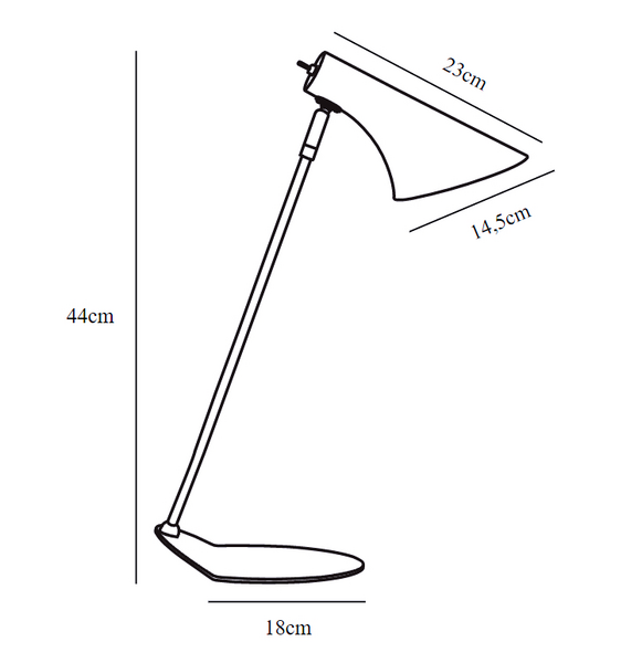 Pöytävalaisin Nordlux Vanila E14 musta