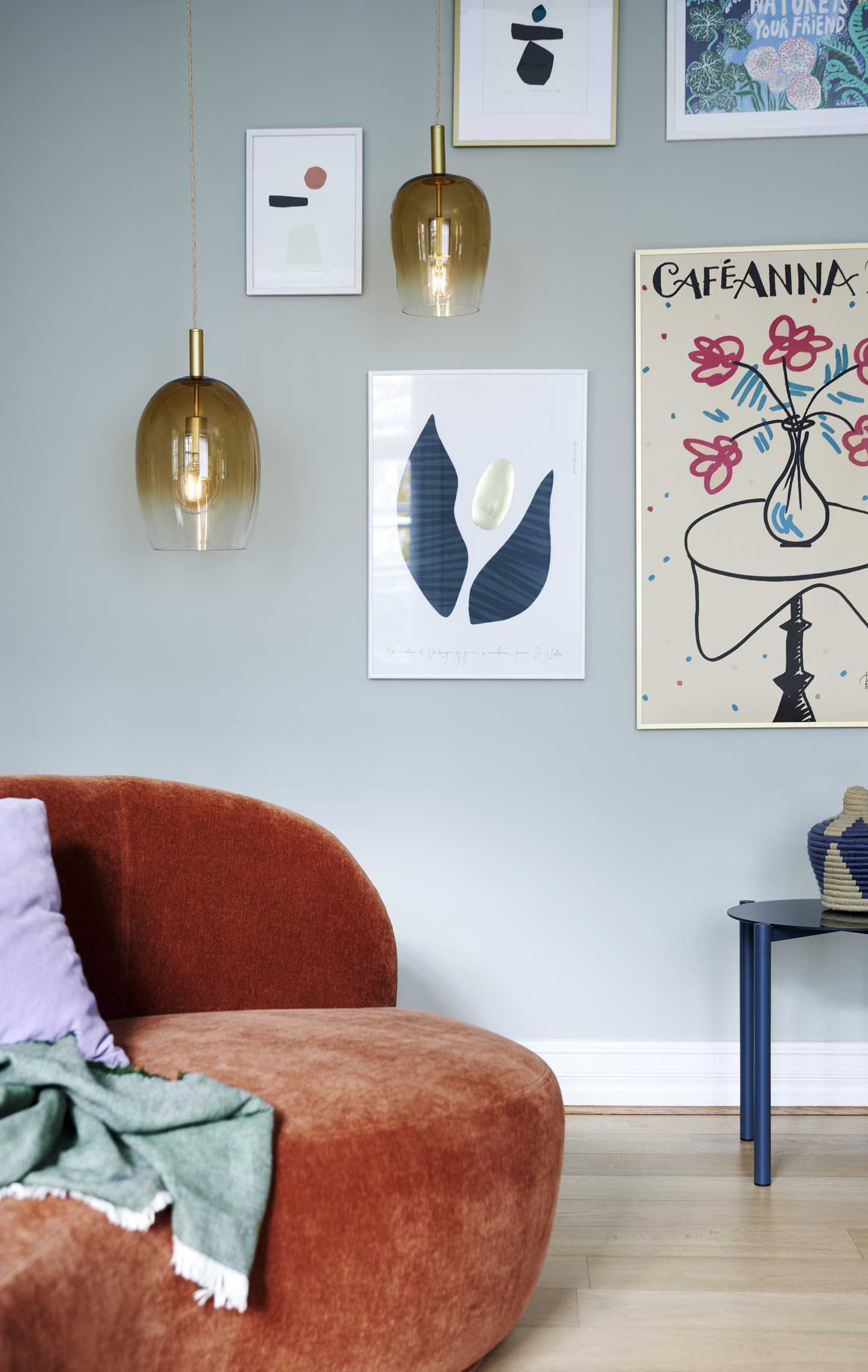 Riippuvalaisin Nordlux Uma E27 meripihka