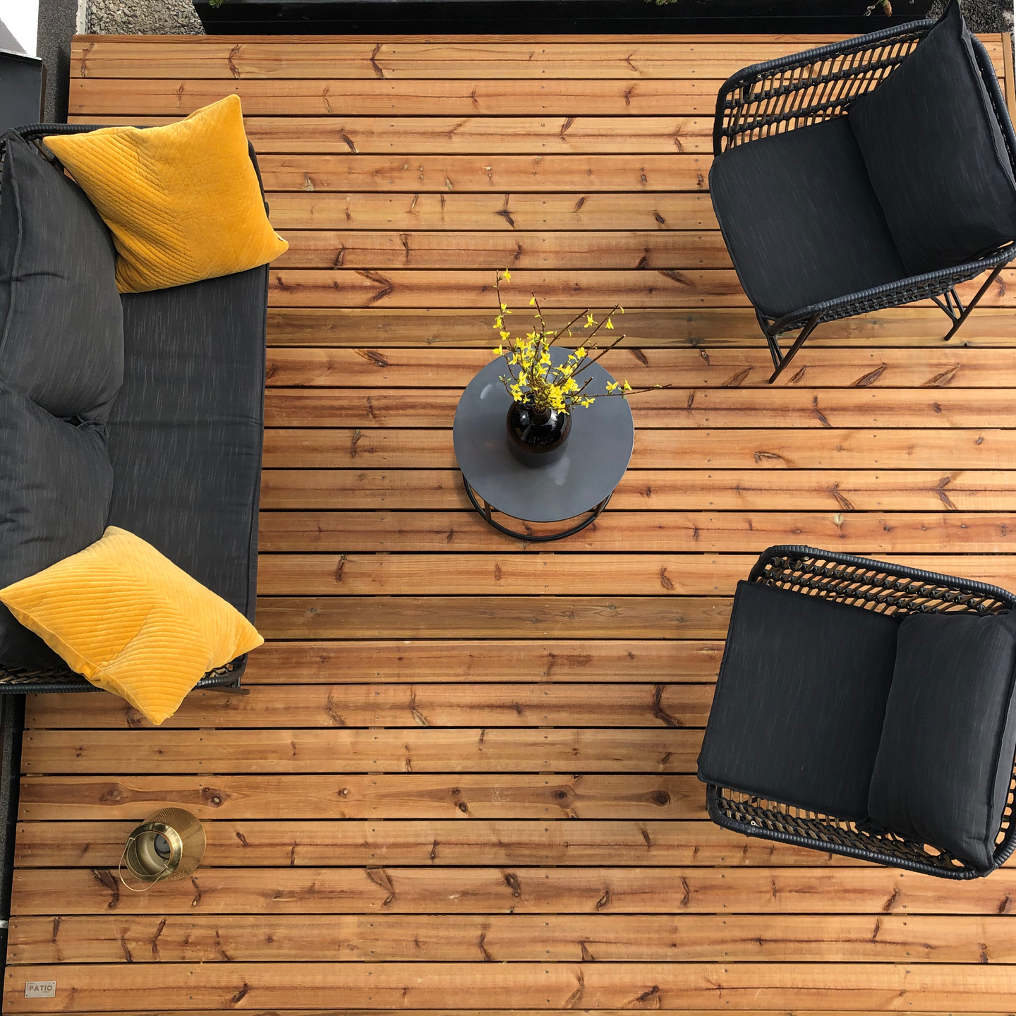 Valmisterassi Patio Classic 1x3m kestopuu