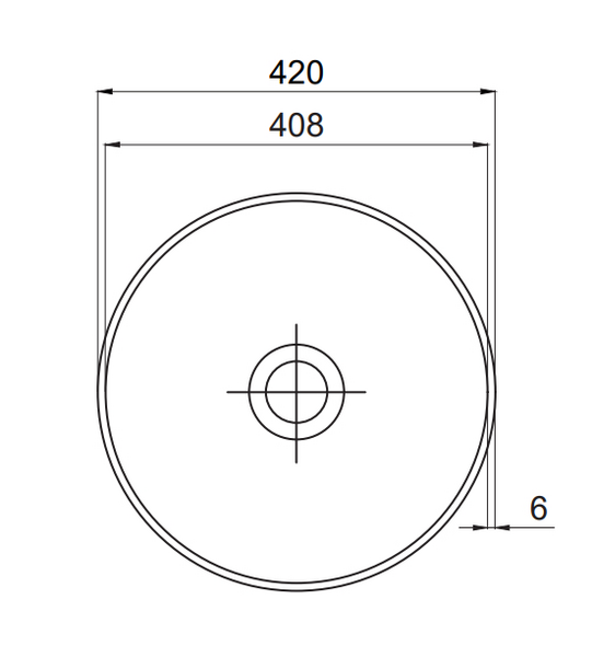 Malja-allas Tammiholma Lagoa 420x120mm antrasiitti