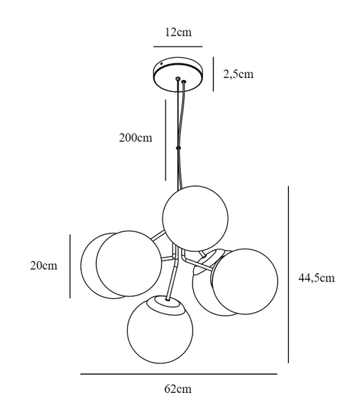 Riippuvalaisin Nordlux Ivona E27 messinki