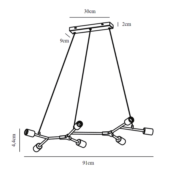 Riippuvalaisin Nordlux Josefine E27 usta