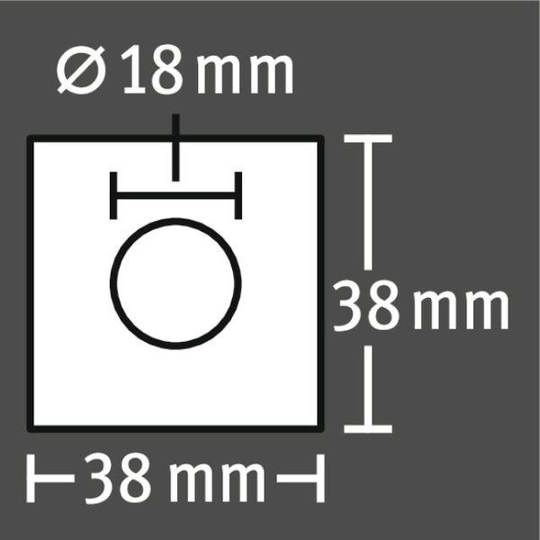 Magneetti Fix-o-moll ommeltava 2x18mm neodyymi 4kpl