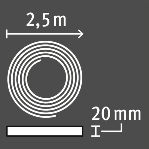 Magneettiteippi Fix-o-moll 2x20x2500mm liimautuva