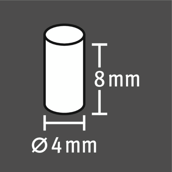 Magneetti Fix-o-moll 4x8mm neodyymi 10kpl