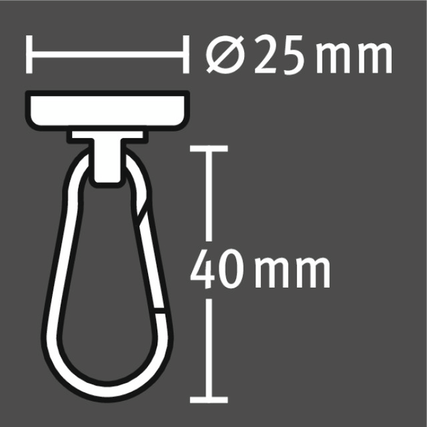 Magneetti Fix-o-moll palohaka 40mm neodyymi