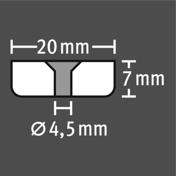 Magneetti Fix-o-moll 7x20mm neodyymi