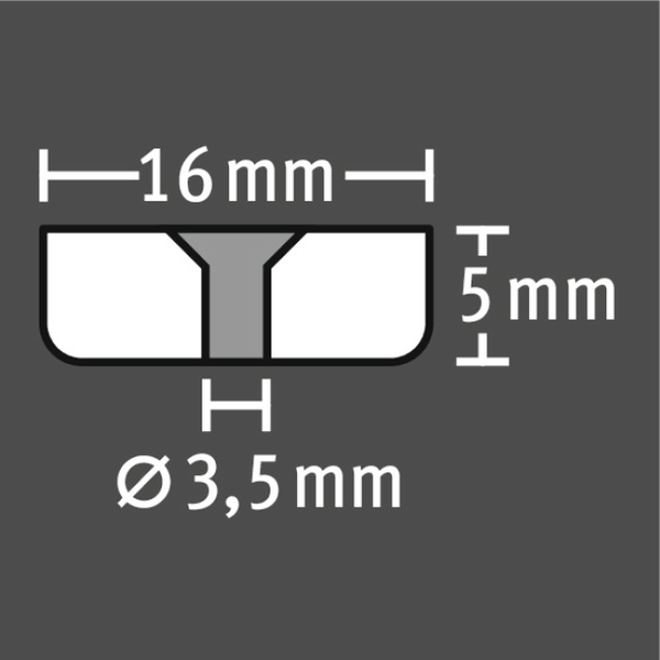 Magneetti Fix-o-moll 5x16mm neodyymi